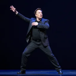 elon musk conducting opera, cinematic shot, dramtic, dynamic pose, extremely detailed