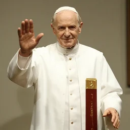 john paul ii as animatronic in real life