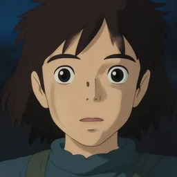 no - face creature made by studio ghibli ( night ), ( ( lighting ) ), 8 k, smooth, high details, high qualitt,