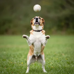 dog juggling