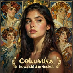 romantic cyberpunk portrait of a Colombian girl by Kowalski and Heckel and Ríos and Rutkowski and Mucha and Brom