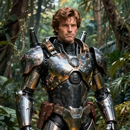 portrait photo of big boss, metal gear solid, color, studio lighting, jungle, award - winning photograph