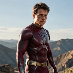 tom cruise as daredevil, marvel, movie clip, realistic, high detail