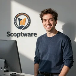smiling software engineer