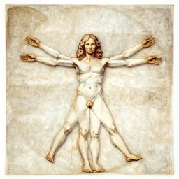 leonardo da vinci the vitruvian man human sketch of baywatch pamela anderson