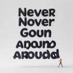 never gonna run around, digital art