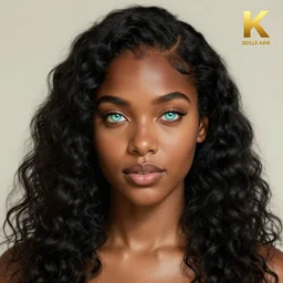 a brown skinned woman, she has beautiful opal eyes, long black curly hair, cgsociety, hyperdetailed, artbreeder, painted by wlop and greg rutkowski, volumetric sunlight, beautiful, artstation, octane render, sharpness, 8 k, golden ratio