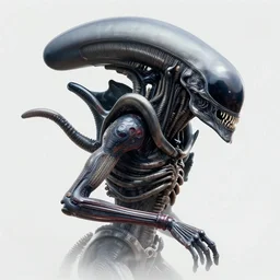 aliens movie xenomorph exploded view diagram.