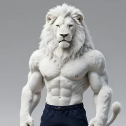 aesthetic portrait commission of a  of a male fully furry muscular anthro albino lion  with a tail and a beautiful attractive hyperdetailed face, wearing stylish and creative wearing school uniform outfit in a sci-fi dystopian city at golden hour while it storms in the background. Character design by charlie bowater, ross tran, artgerm, and makoto shinkai, detailed, inked, western comic book art, 2021 award winning film poster painting