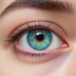 all psychedelic eyes ultra realistic, vivid detail, human