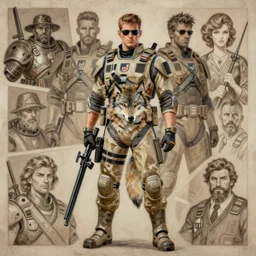 beautiful neutral earth toned palette knife painting artwork of sniper wolf from metal gear solid 1 by yoji shinkawa jeremy mann, full body character portrait warhammer, charlie bowater and magali villeneuve and alphonse mucha, gaston bussiere, craig mullins, j. c. leyendecker, by artgerm
