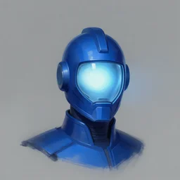 character concept portrait, blue lantern, digital painting, concept art, smooth, sharp focus, illustration