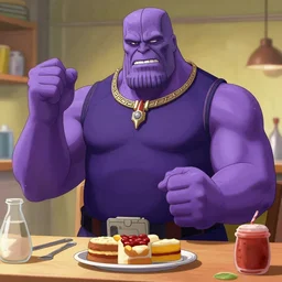 obese thanos mukbang