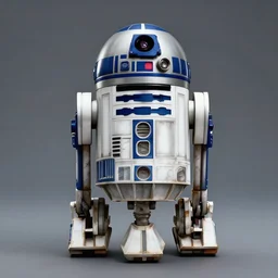 a film still from star wars iii of steampunk r 2 d 2 with a monocle on its eye, full body, perfect symmetry, hyperdetailed 3 d, hyperrealism, hyperrealistic, cinematic, photorealistic photograph
