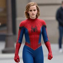 Emma Watson as spiderman