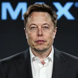 close-up of Elon Musk as a detective in a movie directed by Christopher Nolan, movie still frame, promotional image, imax 70 mm footage