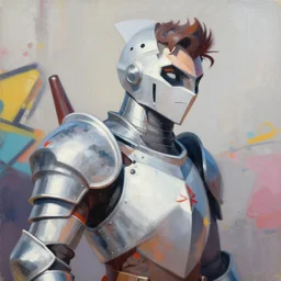 greg manchess portrait painting of partially armored domino as overwatch character, medium shot, asymmetrical, profile picture, organic painting, sunny day, matte painting, bold shapes, hard edges, street art, trending on artstation, by huang guangjian and gil elvgren and sachin teng