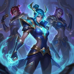 sejuani league of legends wild rift hero champions arcane magic digital painting bioluminance alena aenami artworks in 4 k design by lois van baarle by sung choi by john kirby artgerm style pascal blanche and magali villeneuve mage fighter assassin