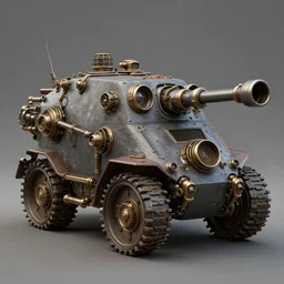 A steampunk A10 warthog, mattepainting by Greg Rutkowski Raphael Lacoste and John Berkey, realistic, raytracing, trending on Artstation