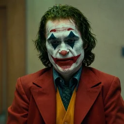film still of Mel Gibson as joker in the new Joker movie