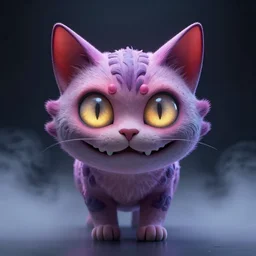 vanishing cheshire cat, volumetric lighting, fog, vanishing, disaspora, modelsociety, radiant skin, huge anime eyes, rtx on, perfect face, intricate, sony a 7 r iv, symmetric balance, polarizing filter, photolab, lightroom, 4 k, dolby vision, photography award