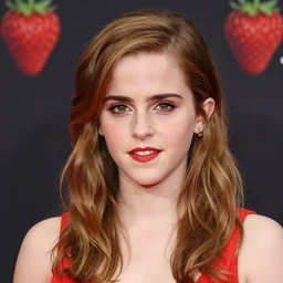 emma watson as a strawberry