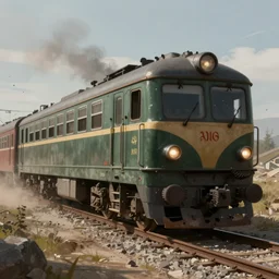 train by viktor antonov, arcane, trending on artstation