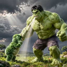 hulk booger sneeze green