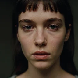 my skin doesn't fit like it used to, film still from the movie directed by denis villeneuve and david cronenberg with art direction by h. r. giger and bernie wrightson, wide lens