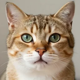 realistic photo portrait of a cat cosplaying as a human, cat with human face, human eyes, human lips, ( ( ( ( ( cat's face ) ) ) ) )