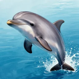 ru paul is a dolphin, sharpie, detailed, n 3