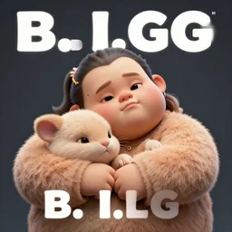 the notorious b. i. g. as a cute cuddle fuzee juggalo, shaded lighting poster by magali villeneuve, artgerm, jeremy lipkin and michael garmash, rob rey and kentaro miura style, trending on art station