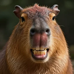 hyperrealistic dslr film still of justin bieber smile with giant teeth of a capybara, stunning 8 k octane comprehensive 3 d render, inspired by istvan sandorfi & greg rutkowski & unreal engine, perfect facial symmetry, dim volumetric cinematic lighting, extremely hyper - detailed, incredibly real lifelike attributes & flesh texture, intricate, masterpiece, artstation, stunning