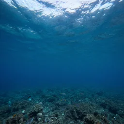 bottom of ocean