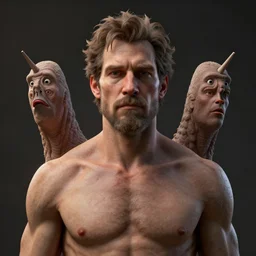 hyperrealistic film still of brad neely's harg nallin'sclopio peepio, stunning 3 d render, inspired by istvan sandorfi & greg rutkowski & unreal engine, perfect symmetry, dim volumetric cinematic lighting, 8 k octane comprehensive render, extremely hyper - detailed, incredibly lifelike attributes, intricate, real flesh texture, masterpiece, artstation,