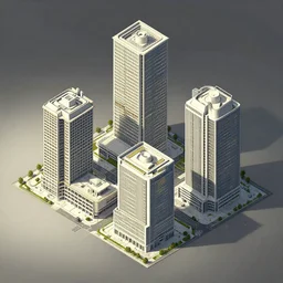 high tech building cluster concept drawings with exposed sections designed by paul rudolph and frank lloyd wright and bauhaus, trending on artstation, rectilinear, isometric, isometric view, digital art, game art, 8 k, photorealistic, dramatic lighting, matte painting by moebius and alphonse mucha and nicolas party