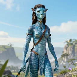 dryad in the style of neytiri from avatar