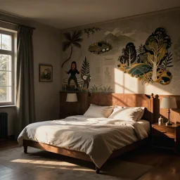 epic bedroom by nicolas delort, moebius, victo ngai, josan gonzalez, kilian eng