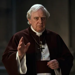pope benedict as chancelor palpatine in star wars episode 3, 8 k resolution, cinematic lighting, anatomically correct