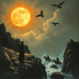 the sun. manga by luis royo
