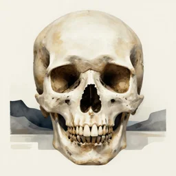 abstract skull landscape by gerardo dottor