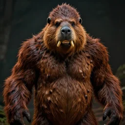 hyperrealistic dslr film still of justin bieber disguised as sasquatch, large beaver teeth, stunning 8 k octane comprehensive 3 d render, inspired by istvan sandorfi & greg rutkowski & unreal engine, perfect symmetry, dim volumetric cinematic lighting, extremely hyper - detailed, incredibly real lifelike attributes & flesh texture, intricate, masterpiece, artstation, stunning