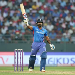 dhoni is on crease, his bat is in the air, spectacular