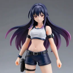 High definition professional photograph of anime figure, beautifully detailed n9