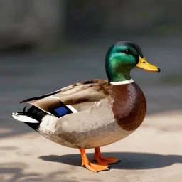 a duck illustrated by pilotredsun