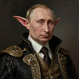 Putin as Mystical Gollum, Realistic, Regal, Refined, Detailed Digital Art, Michael Cheval, Walt Disney (1937), François Boucher, Oil Painting, Steampunk, Highly Detailed, Cinematic Lighting, Unreal Engine, 8k
