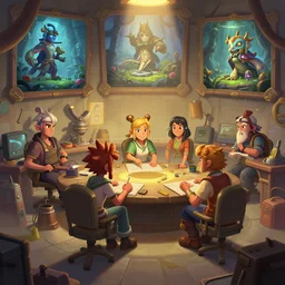 photo cartoon illustration comic manga painting of workshop environement : 6 fantasy environement, digital painting, volumetric lighting by feng zhu, 3 d alejandro alvarez alena aenami artworks in 4 k beeple, by thomas kinkade hearstone league of legends dofus overwatch