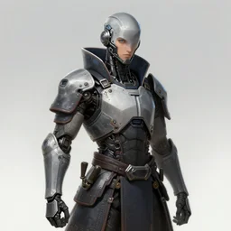 hextech samurai, concept art, fantasy digital art, character portrait