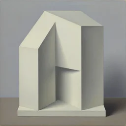 abstract geometric sculpture by shusei nagaoka, oil on canvas, surrealism, neoclassicism, simple, renaissance, hyper realistic, pastell colours, cell shaded, 8 k