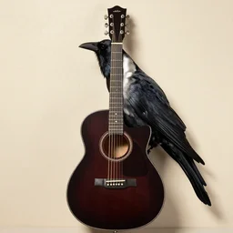 a guitar crow hybrid